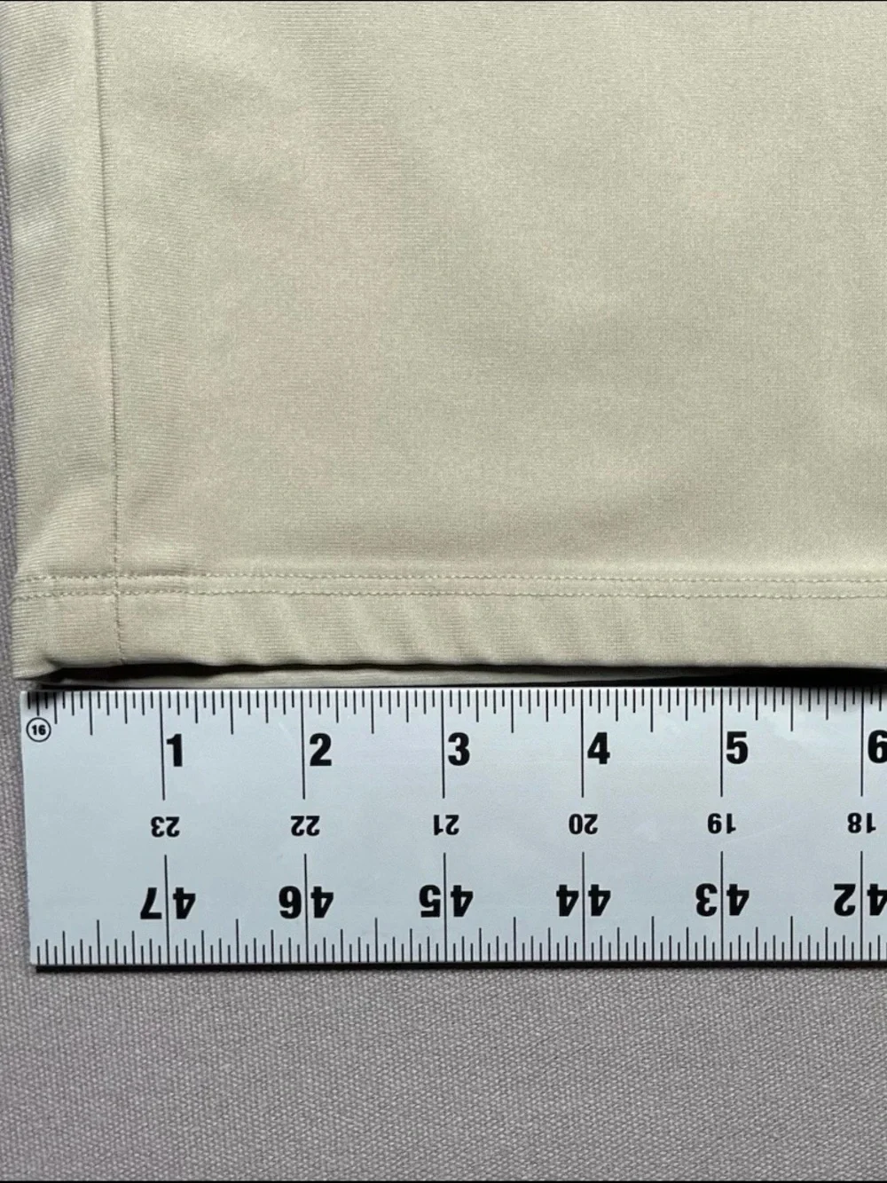 Lululemon ABC Warpstreme Beige Slim Fit 5 Pocket Pants - Men Size 33 X 28 - Picture 14 of 14